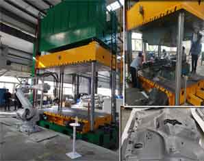 315噸四柱式汽車內飾件成形液壓機